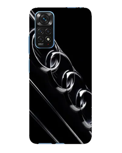 Чехол для Xiaomi Redmi Note 11E Pro с картинкой «Audi — абстрактные кольца»