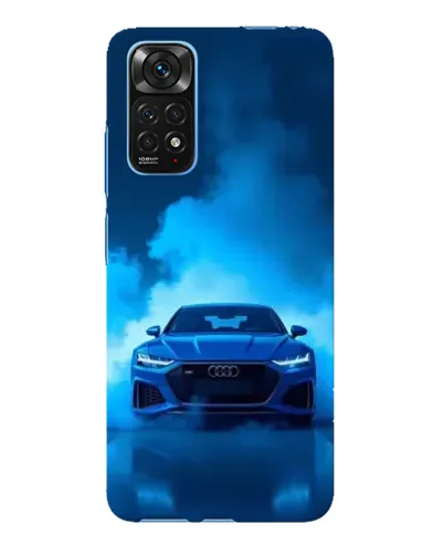 Чехол для Xiaomi Redmi Note 11E Pro с картинкой «Audi — голубая энергия»