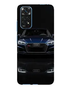 Чехол для Xiaomi Redmi Note 11E Pro с картинкой «Audi — ночное отражение»