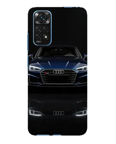 Чехол для Xiaomi Redmi Note 11E Pro с картинкой «Audi — ночное отражение»