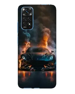 Чехол для Xiaomi Redmi Note 11E Pro с картинкой «Lamborghini дымная эстетика»
