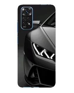 Чехол для Xiaomi Redmi Note 11E Pro с картинкой «Lamborghini фары детализация»