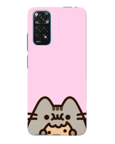 Чохол для Xiaomi Redmi Note 11E Pro з картинкою «Pusheen та печиво»