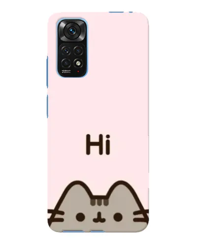 Чохол для Xiaomi Redmi Note 11E Pro з картинкою «Пушин каже Hi»
