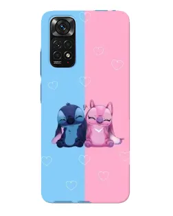 Чохол для Xiaomi Redmi Note 11E Pro з картинкою «Stitch та Angel Love»