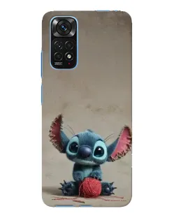 Чохол для Xiaomi Redmi Note 11E Pro з картинкою «Стіч на чоричневому фоні»