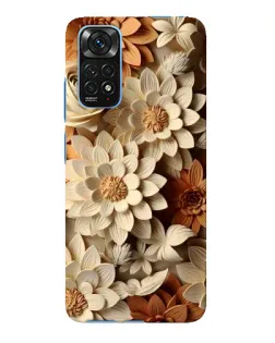 Чохол для Xiaomi Redmi Note 11E Pro з картинкою «Бежевий флористичний декор» Чохол для Xiaomi Redmi Note 11E Pro з картинкою «Бежевий флористичний декор»