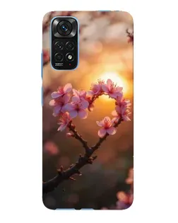 Чохол для Xiaomi Redmi Note 11E Pro з картинкою «Рожевий цвіт сердечко на тлі заходу» Чохол для Xiaomi Redmi Note 11E Pro з картинкою «Рожевий цвіт сердечко на тлі заходу»
