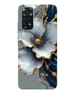 Чохол для Xiaomi Redmi Note 11E Pro з картинкою «Біла квітка та золотий флюїд» Чохол для Xiaomi Redmi Note 11E Pro з картинкою «Біла квітка та золотий флюїд»