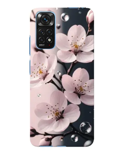 Чохол для Xiaomi Redmi Note 11E Pro з картинкою «Ніжня сакура та краплі» Чохол для Xiaomi Redmi Note 11E Pro з картинкою «Ніжня сакура та краплі»