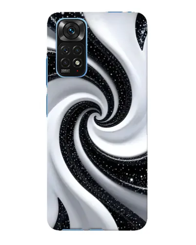 Чехол для Xiaomi Redmi Note 11E Pro с картинкой «Черно-белая спираль» Чехол для Xiaomi Redmi Note 11E Pro с картинкой «Черно-белая спираль»
