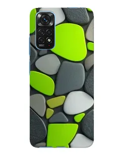 Чехол для Xiaomi Redmi Note 11E Pro с картинкой «Яркая неоновая галька»