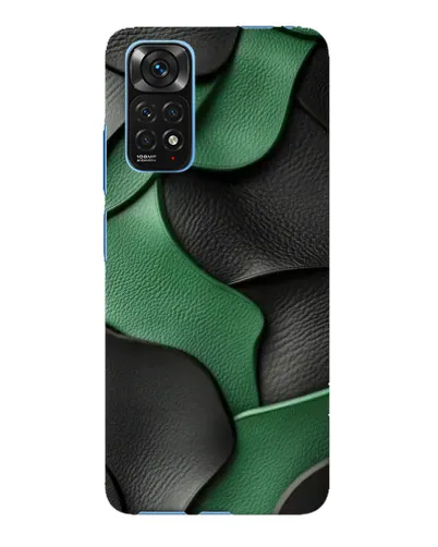 Чехол для Xiaomi Redmi Note 11E Pro с картинкой «Зеленые кожаные волны» Чехол для Xiaomi Redmi Note 11E Pro с картинкой «Зеленые кожаные волны»
