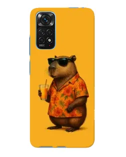 Чохол для Xiaomi Redmi Note 11E Pro з картинкою «Капібара на відпочинку»