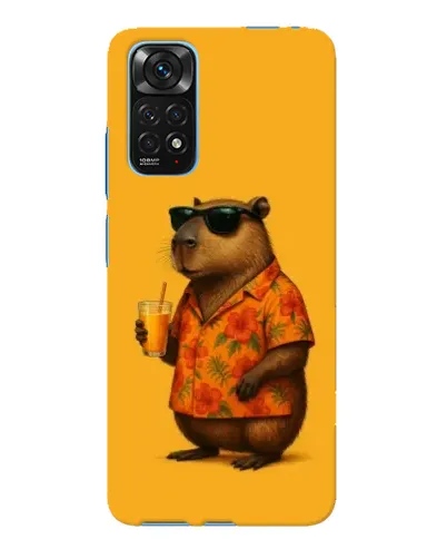 Чохол для Xiaomi Redmi Note 11E Pro з картинкою «Капібара на відпочинку»