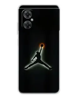 Чехол для Xiaomi Redmi Note 11R с картинкой «Jordan Gradient Logo» Чехол для Xiaomi Redmi Note 11R с картинкой «Jordan Gradient Logo»