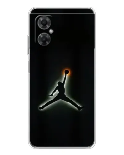 Чехол для Xiaomi Redmi Note 11R с картинкой «Jordan Gradient Logo» Чехол для Xiaomi Redmi Note 11R с картинкой «Jordan Gradient Logo»
