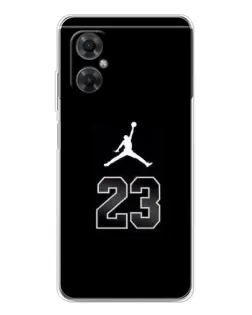 Чехол для Xiaomi Redmi Note 11R с картинкой «Jordan Flight 23»