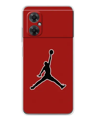 Чехол для Xiaomi Redmi Note 11R с картинкой «Jordan Red Back» Чехол для Xiaomi Redmi Note 11R с картинкой «Jordan Red Back»