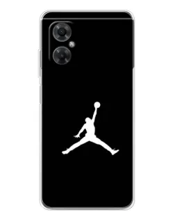 Чехол для Xiaomi Redmi Note 11R с картинкой «Jordan Silhouette»