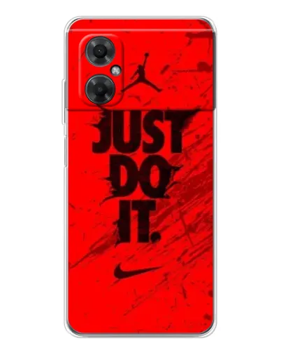 Чехол для Xiaomi Redmi Note 11R с картинкой «Nike Just Do It» Чехол для Xiaomi Redmi Note 11R с картинкой «Nike Just Do It»