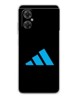 Чехол для Xiaomi Redmi Note 11R с картинкой «Adidas Cyan Logo»