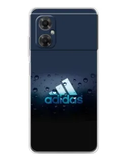 Чехол для Xiaomi Redmi Note 11R с картинкой «Adidas Water Drops»