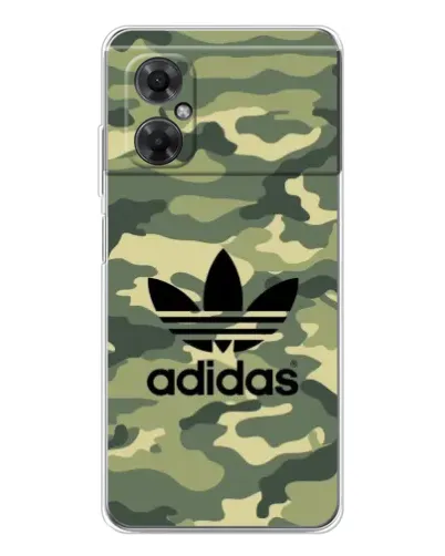 Чехол для Xiaomi Redmi Note 11R с картинкой «Милитари стиль Adidas» Чехол для Xiaomi Redmi Note 11R с картинкой «Милитари стиль Adidas»