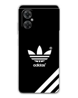 Чехол для Xiaomi Redmi Note 11R с картинкой «Adidas с диагональными полосами»