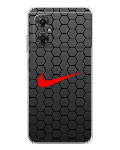 Чехол для Xiaomi Redmi Note 11R с картинкой «Nike — карбоновая сетка» Чехол для Xiaomi Redmi Note 11R с картинкой «Nike — карбоновая сетка»