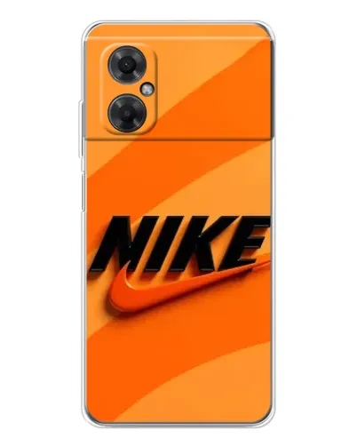 Чехол для Xiaomi Redmi Note 11R с картинкой «Оранжевый драйв Nike» Чехол для Xiaomi Redmi Note 11R с картинкой «Оранжевый драйв Nike»