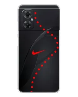 Чехол для Xiaomi Redmi Note 11R с картинкой «Абстрактный дизайн Nike»