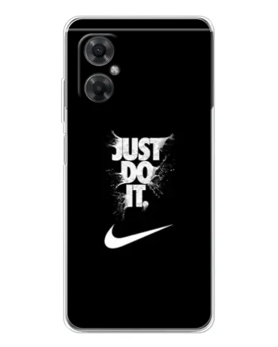 Чехол для Xiaomi Redmi Note 11R с картинкой «Текстовый принт Nike» Чехол для Xiaomi Redmi Note 11R с картинкой «Текстовый принт Nike»