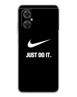 Чехол для Xiaomi Redmi Note 11R с картинкой «Классический принт Nike»
