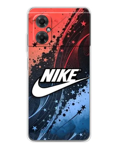 Чехол для Xiaomi Redmi Note 11R с картинкой «Градиентный принт Найк» Чехол для Xiaomi Redmi Note 11R с картинкой «Градиентный принт Найк»