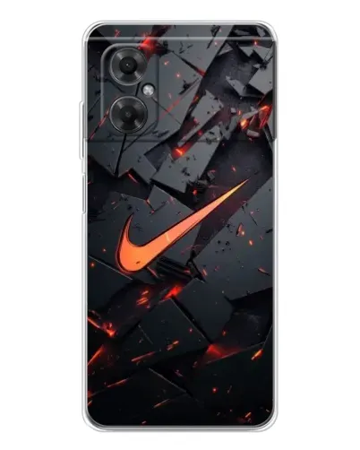 Чехол для Xiaomi Redmi Note 11R с картинкой «Nike — эффект разломов» Чехол для Xiaomi Redmi Note 11R с картинкой «Nike — эффект разломов»
