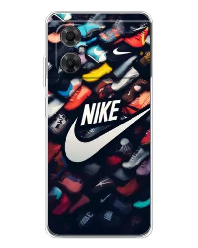 Чехол для Xiaomi Redmi Note 11R с картинкой «Коллекция кроссовок Nike» Чехол для Xiaomi Redmi Note 11R с картинкой «Коллекция кроссовок Nike»