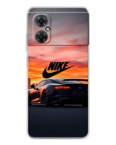 Чехол для Xiaomi Redmi Note 11R с картинкой «Nike и суперкар» Чехол для Xiaomi Redmi Note 11R с картинкой «Nike и суперкар»