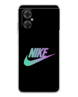 Чехол для Xiaomi Redmi Note 11R с картинкой «Nike — городская ночь»