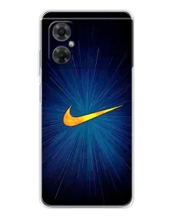 Чохол для Xiaomi Redmi Note 11R з картинкою «Синій пульс Nike»