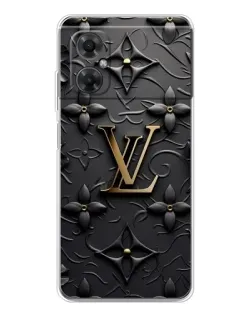 Чехол для Xiaomi Redmi Note 11R с картинкой «Кожаная текстура LV»
