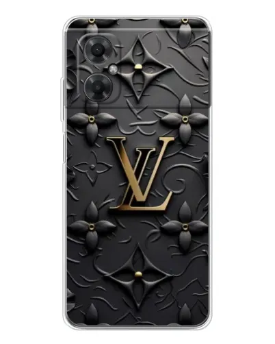 Чехол для Xiaomi Redmi Note 11R с картинкой «Кожаная текстура LV»