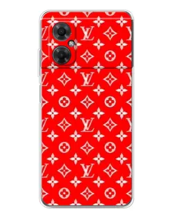 Чехол для Xiaomi Redmi Note 11R с картинкой «Яркий паттерн LV»