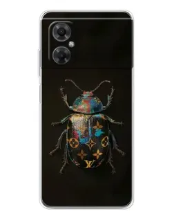 Чехол для Xiaomi Redmi Note 11R с картинкой «LV — мраморный принт»