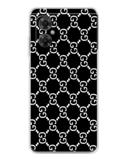 Чехол для Xiaomi Redmi Note 11R с картинкой «Gucci — сетчатый паттерн» Чехол для Xiaomi Redmi Note 11R с картинкой «Gucci — сетчатый паттерн»