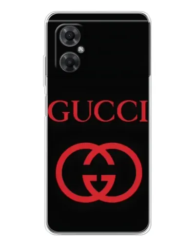 Чехол для Xiaomi Redmi Note 11R с картинкой «Gucci — красный логотип» Чехол для Xiaomi Redmi Note 11R с картинкой «Gucci — красный логотип»