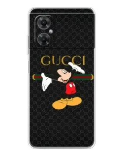Чехол для Xiaomi Redmi Note 11R с картинкой «Микки Маус Gucci»