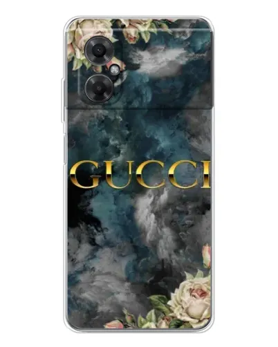 Чехол для Xiaomi Redmi Note 11R с картинкой «Абстрактные цветы Gucci» Чехол для Xiaomi Redmi Note 11R с картинкой «Абстрактные цветы Gucci»