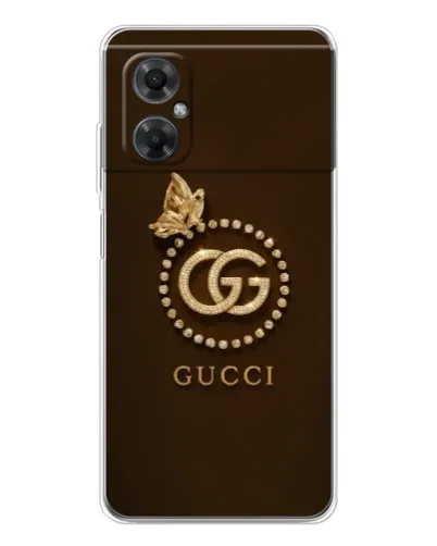 Чехол для Xiaomi Redmi Note 11R с картинкой «Gucci — золотая бабочка» Чехол для Xiaomi Redmi Note 11R с картинкой «Gucci — золотая бабочка»