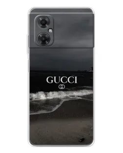 Чехол для Xiaomi Redmi Note 11R с картинкой «Gucci — морской прибой»